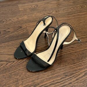 Black Heels Shoes Size 8